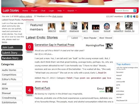 lush stories erotica|New Stories .